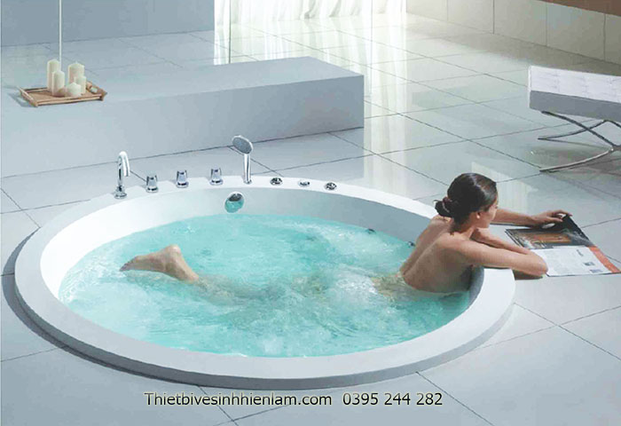 Bồn Tắm Tròn Massage Rangos Hoài đức