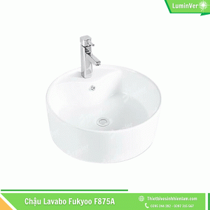 Chậu Lavabo Đặt Bàn Fukyoo F875A Hoài Đức