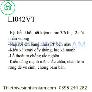 Thông Tin Bồn Cầu Cosani