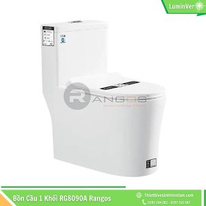 Bồn Cầu 1 Khối Rangos Rg8090a