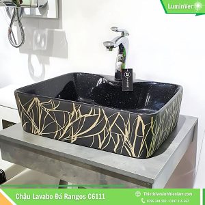 Chậu Rửa Mặt Lavabo đá Rangos C6111