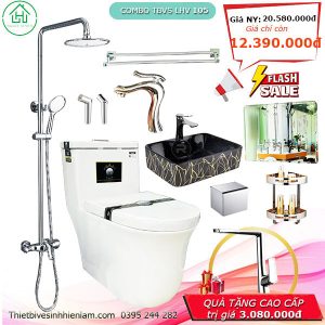 Com Bo Thiết Bị Vệ Sinh Lhv105 Nhà Tắm