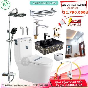 Com Bo Thiết Bị Vệ Sinh Lhv106 Nhà Tắm