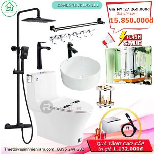 Com Bo Thiết Bịi Vệ Sinh Lhv111 Nhà Tắm