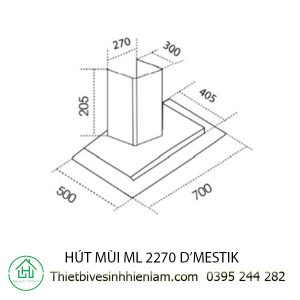 Hút Mùi Ml 2270 Dmestik 3