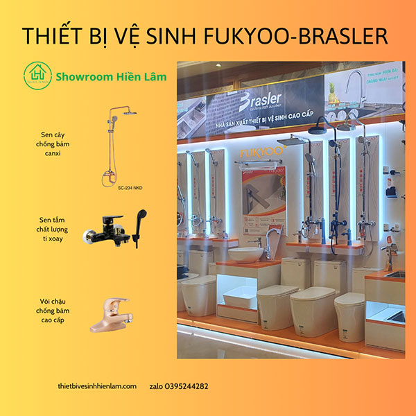 Bảng Giá Thiết Bị Vệ Sinh Fukyoo Brasler