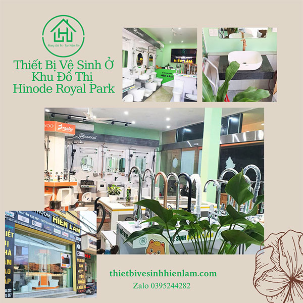 Thiết Bị Vệ Sinh ở Khu đô Thị Hinode Royal Park