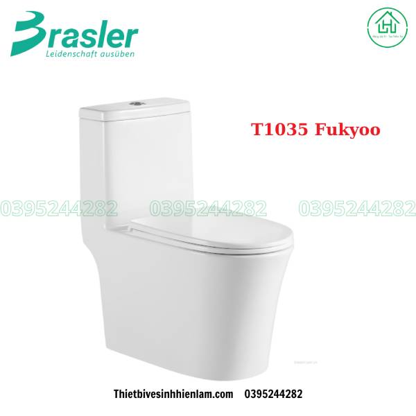 Bồn Cầu 1 Khối T1035 Fukyoo Brasler