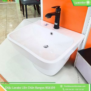 Chậu Lavabo Liền Chân Rangos Rg6109 Hoài đức