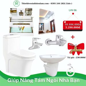 Combo Nhà Tắm Lhv06 Hoài đức