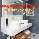 Những Mẫu Nhà Tắm Hiện Đại Năm 2024 Bạn Không Nên Bỏ Qua