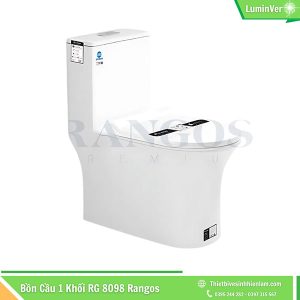 Bồn Cầu 1 Khối Rangos Rg8098