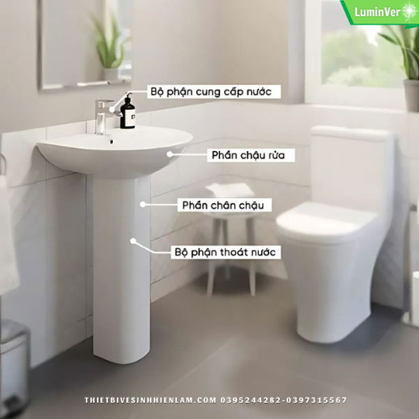 Cấu Tạo Chậu Lavabo Rửa Mặt