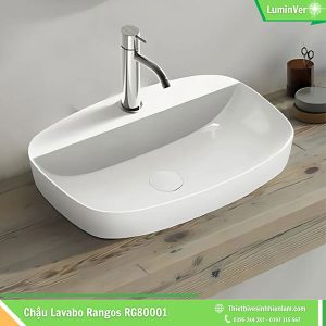 Chậu Lavabo Bàn đá Rangos Rg80001