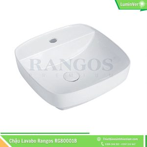 Chậu Lavabo Bàn đá Rangos Rg80001b