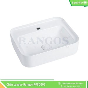 Chậu Lavabo Bàn đá Rangos Rg80003