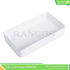 Chậu Lavabo Bàn đá Rangos Rg80008