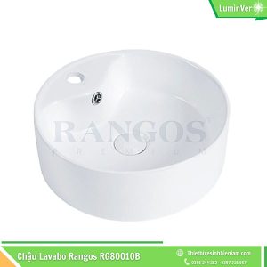Chậu Lavabo Bàn đá Rangos Rg80010b
