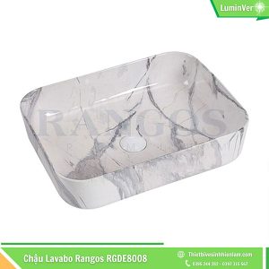 Chậu Lavabo Bàn đá Rangos Rgde8008