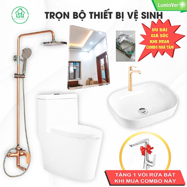 Combo Nhà Tắm Chính Hãng Hoài đức