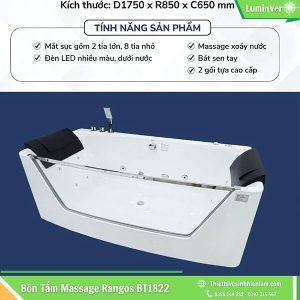 Bồn Tắm Massage Rgbt1822